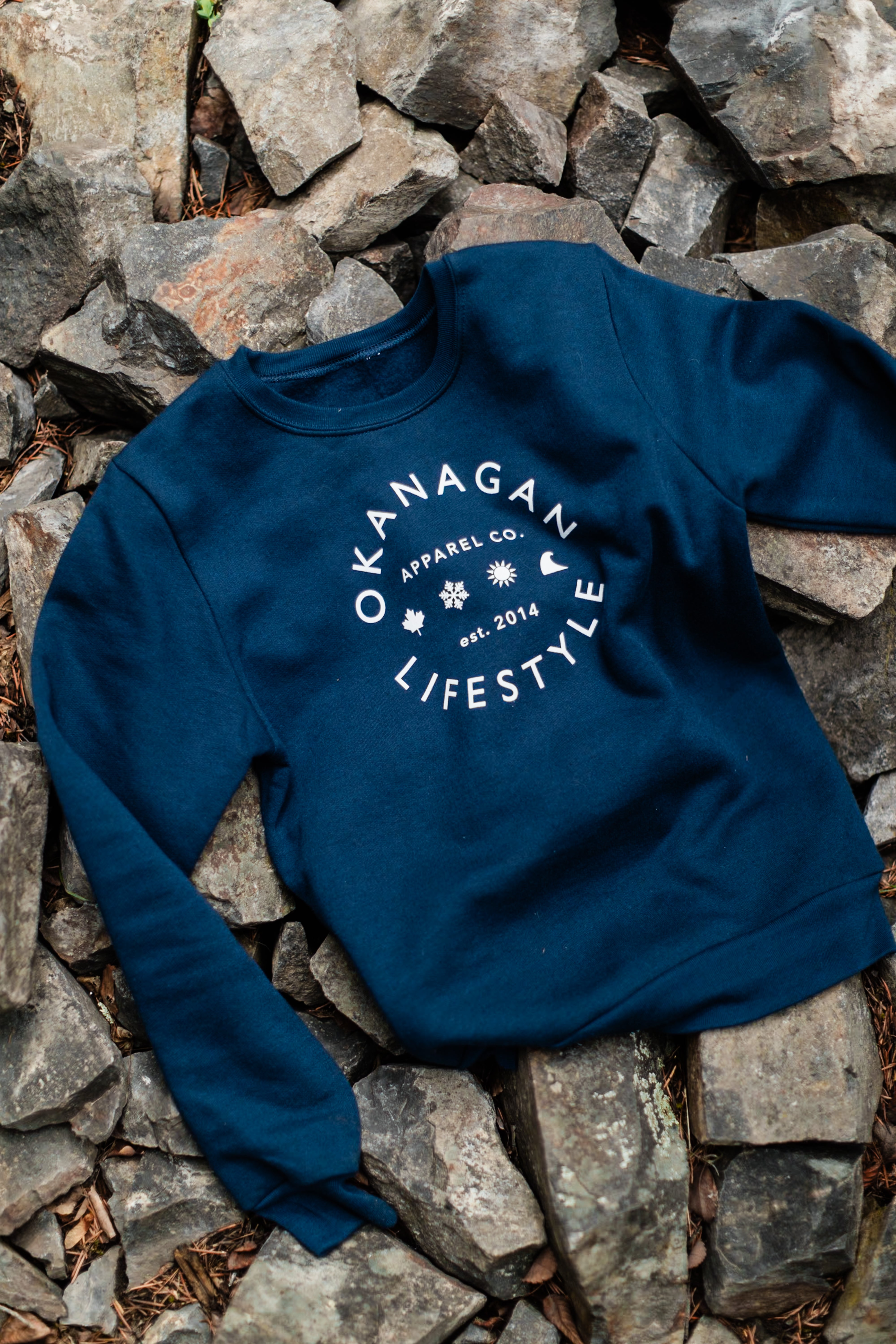 Navy Youth Classic Crewneck