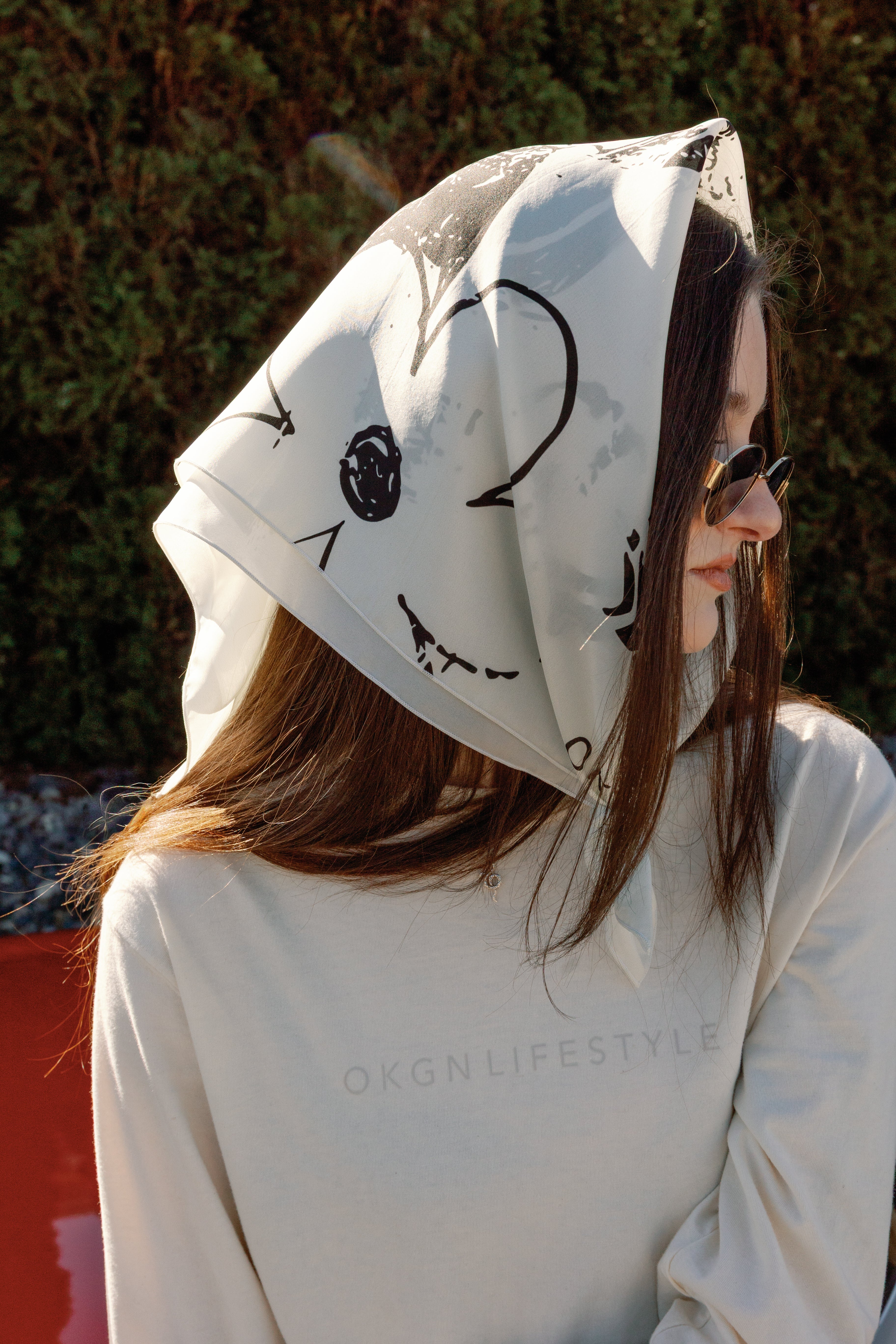 Full Bloom Silk Scarf