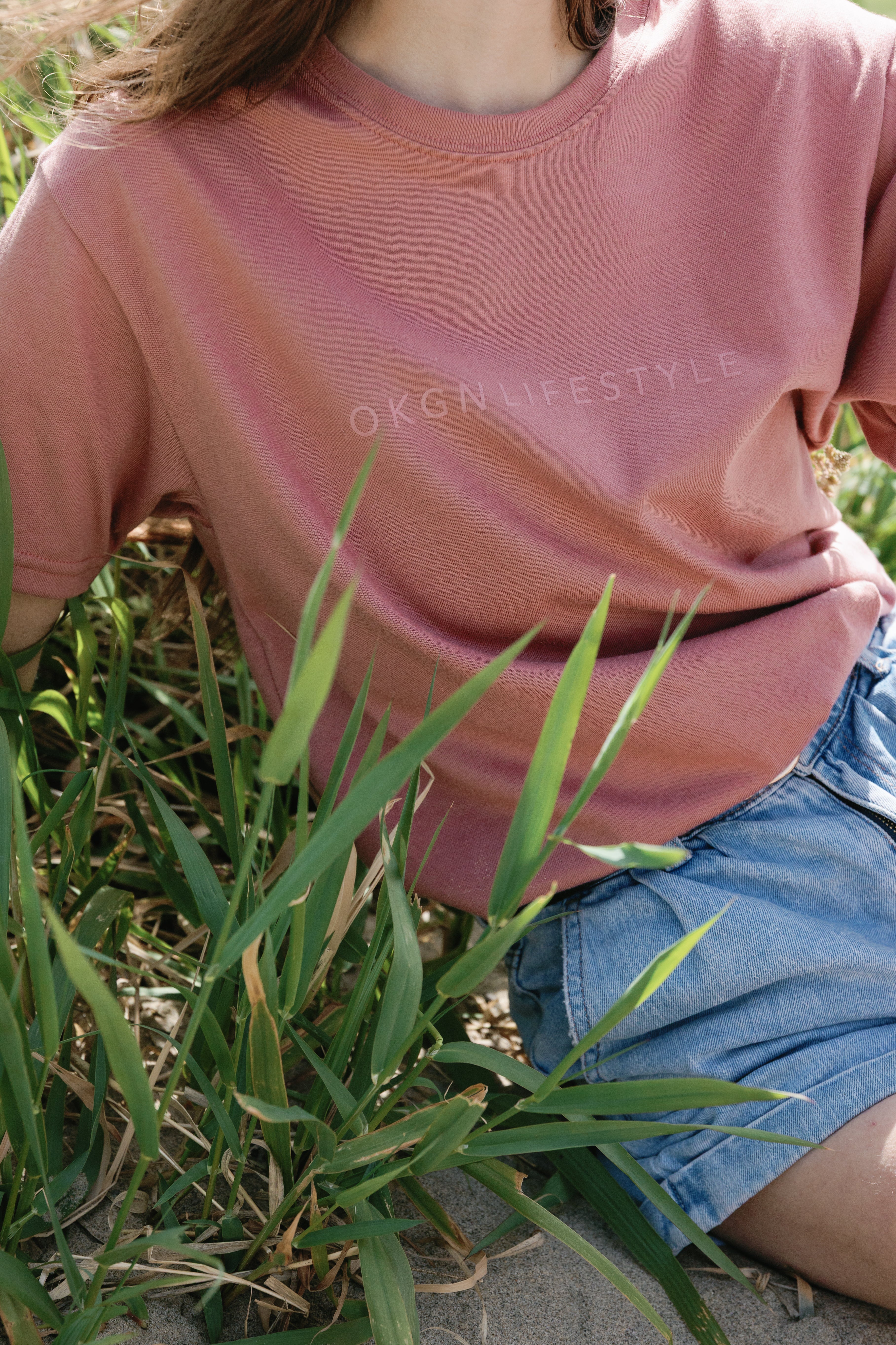Dusty Rose OKGN LIFESTYLE Tee-2