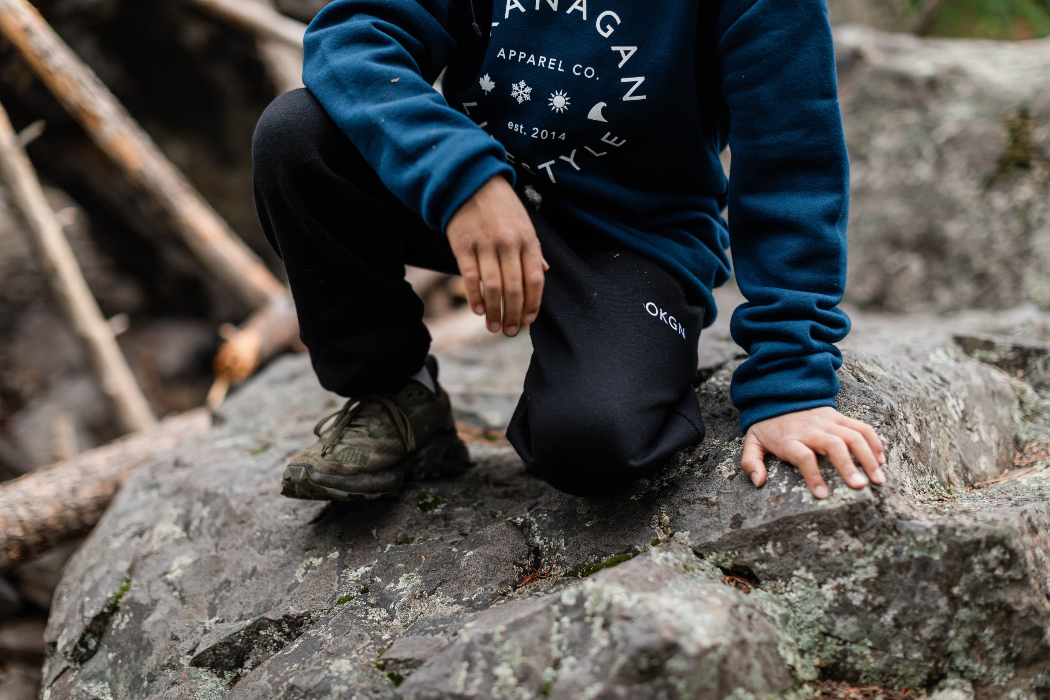 Navy Youth Classic Crewneck-3