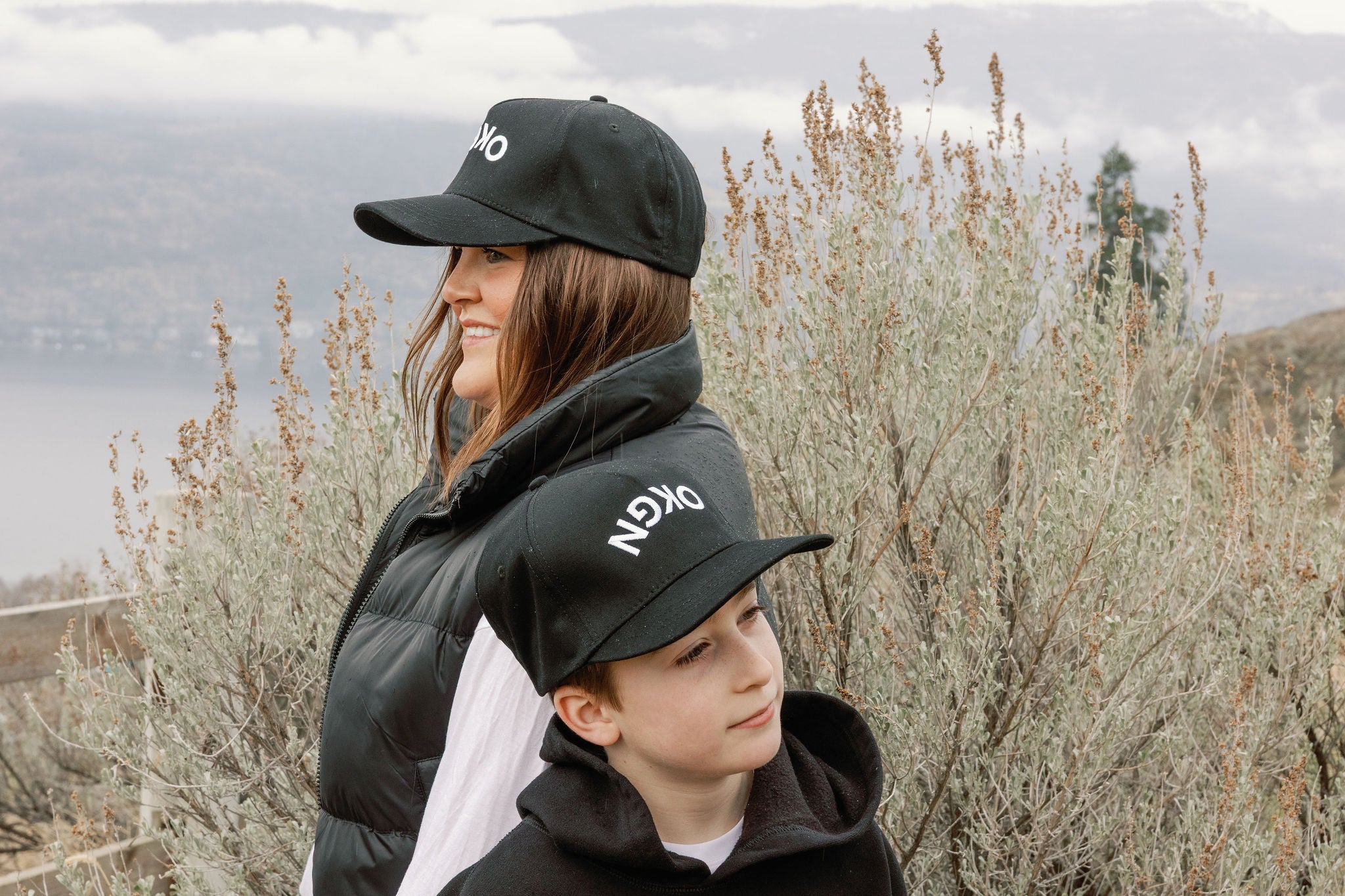 Black Flip Side Hat-2