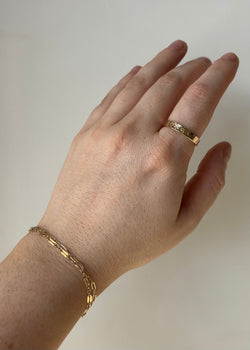 Golden Hour Thin Band Ring