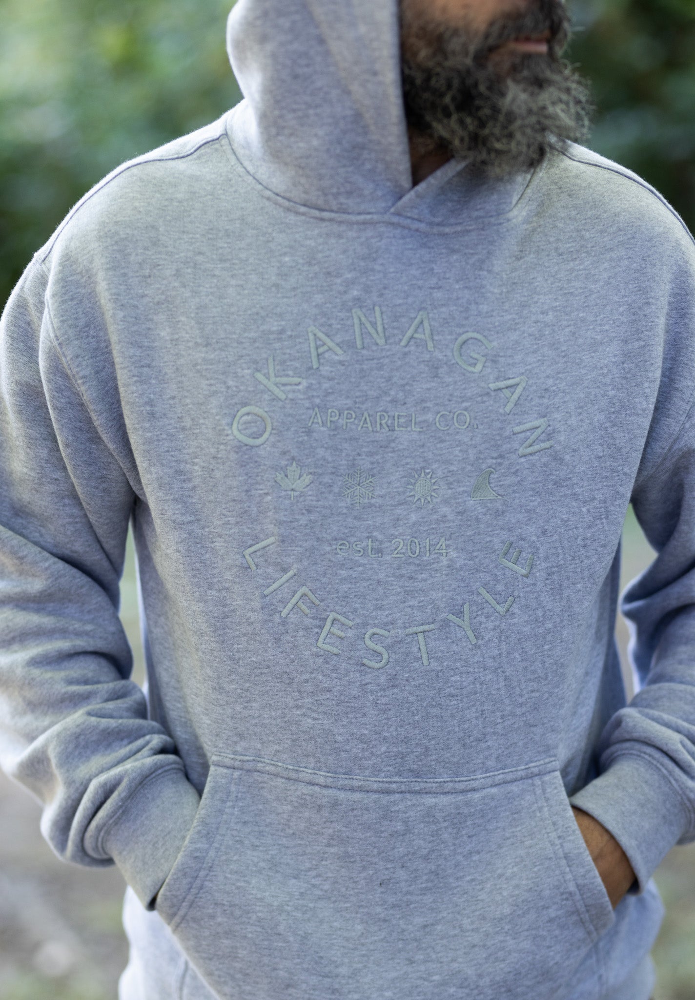 Grey Community Hoodie – OKANAGAN LIFESTYLE APPAREL