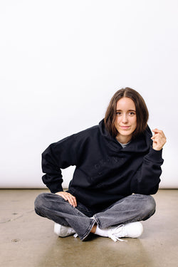 Black Classic Hoodie