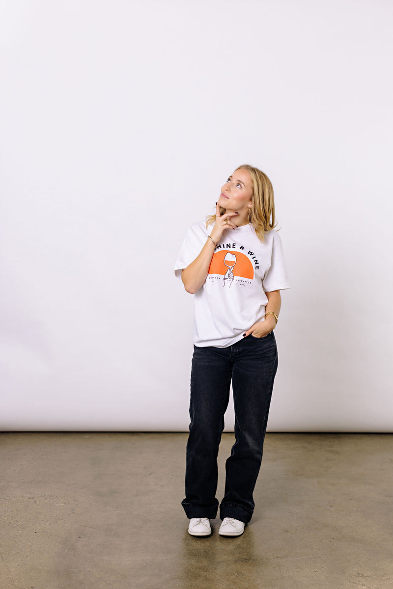 Sunshine & White Wine Tee