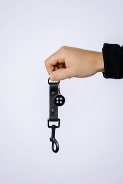 4 Icon Black Keychain