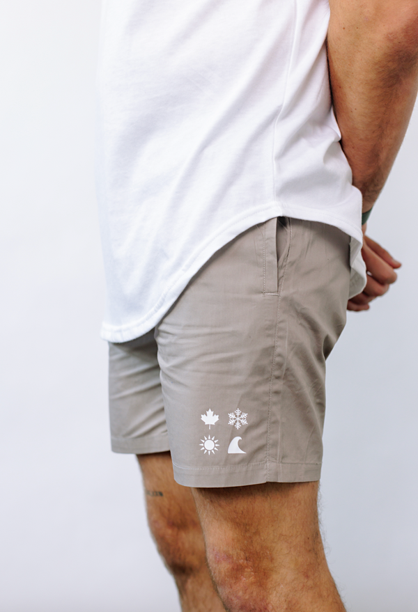 Boardwalk Shorts - Mushroom