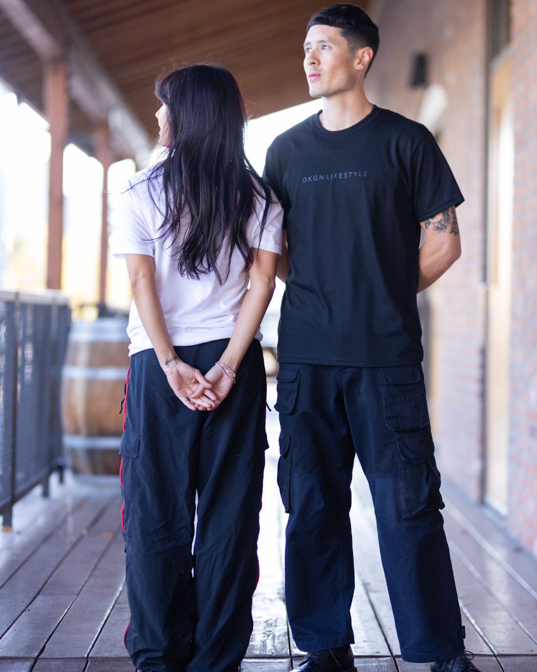 Black OKGN LIFESTYLE Tee-3
