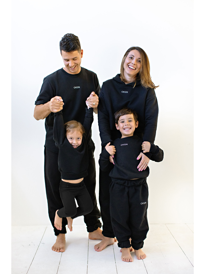 Youth top black sweatpants