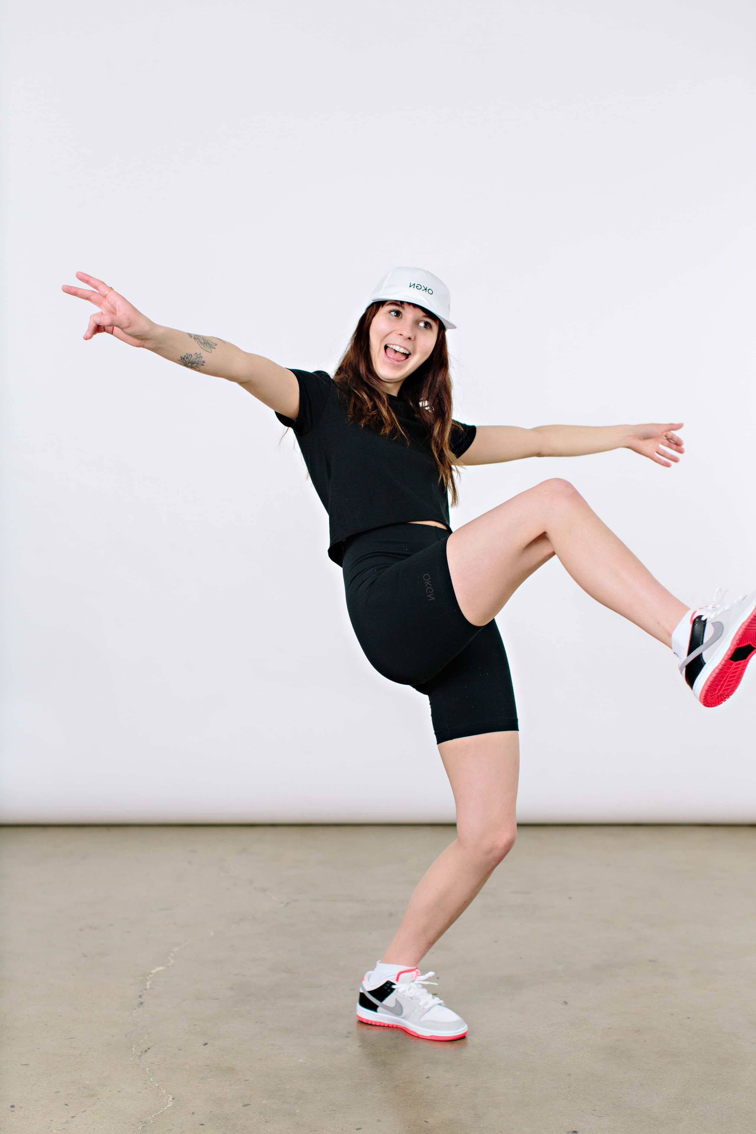 OKGN High-Rise Biker Shorts-2