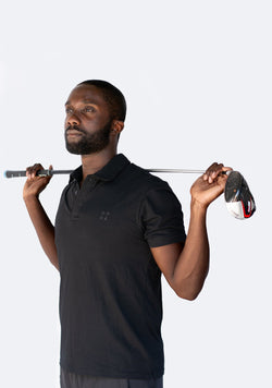 Black Bamboo Polo