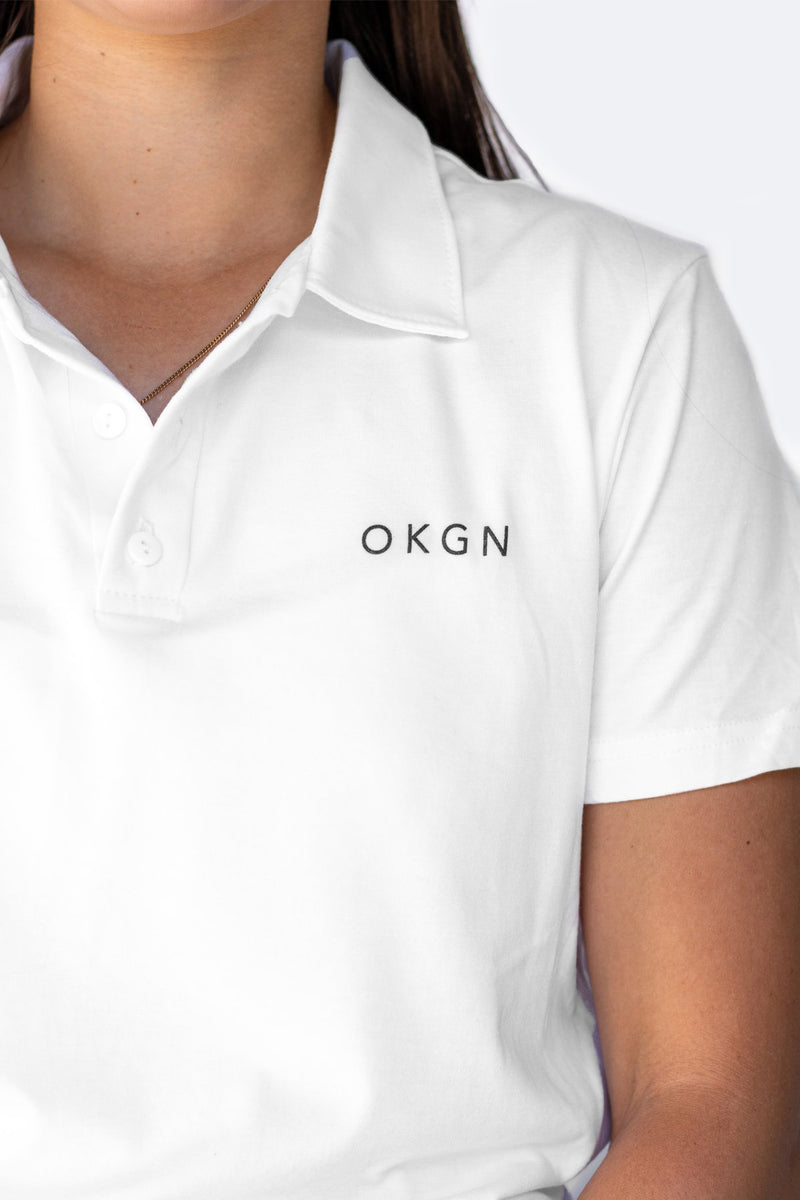 White Bamboo Polo