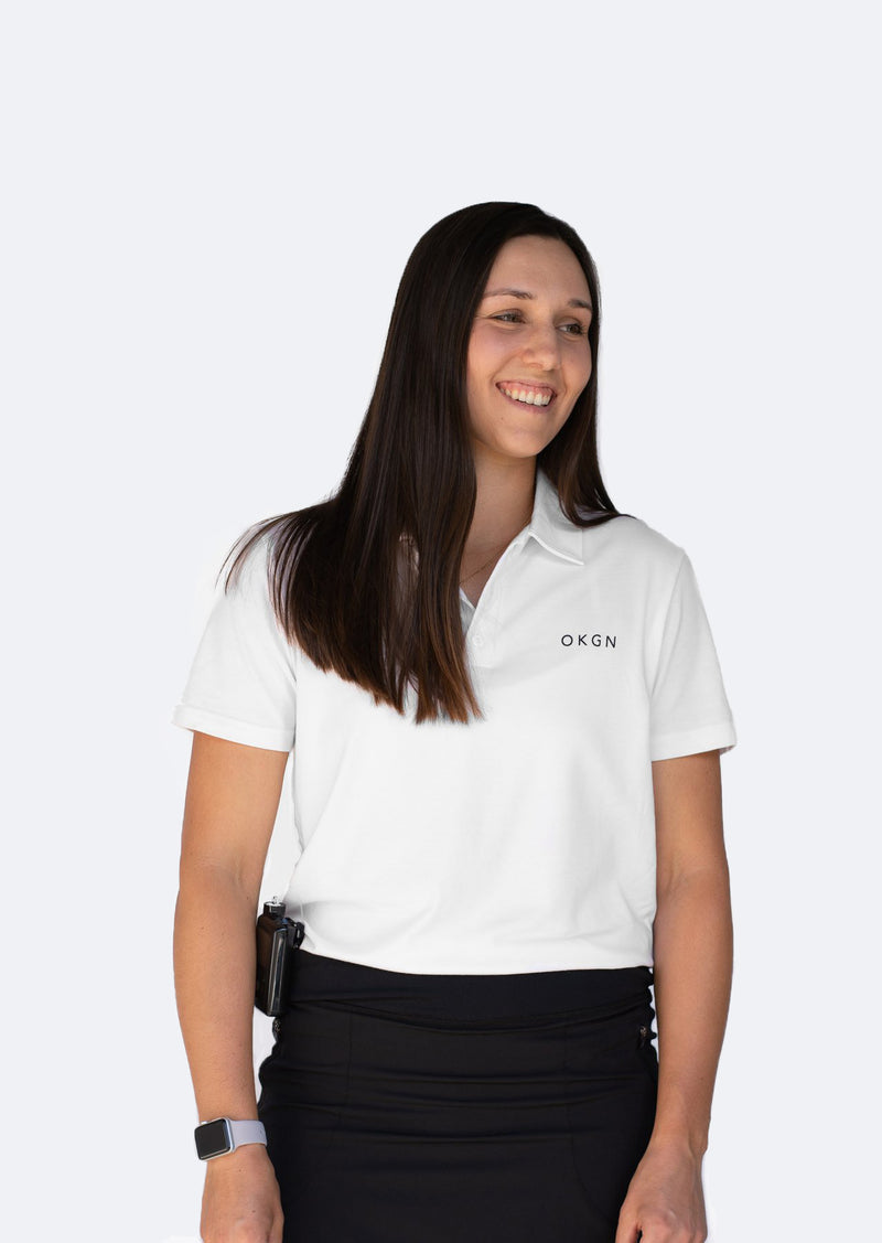 White Bamboo Polo