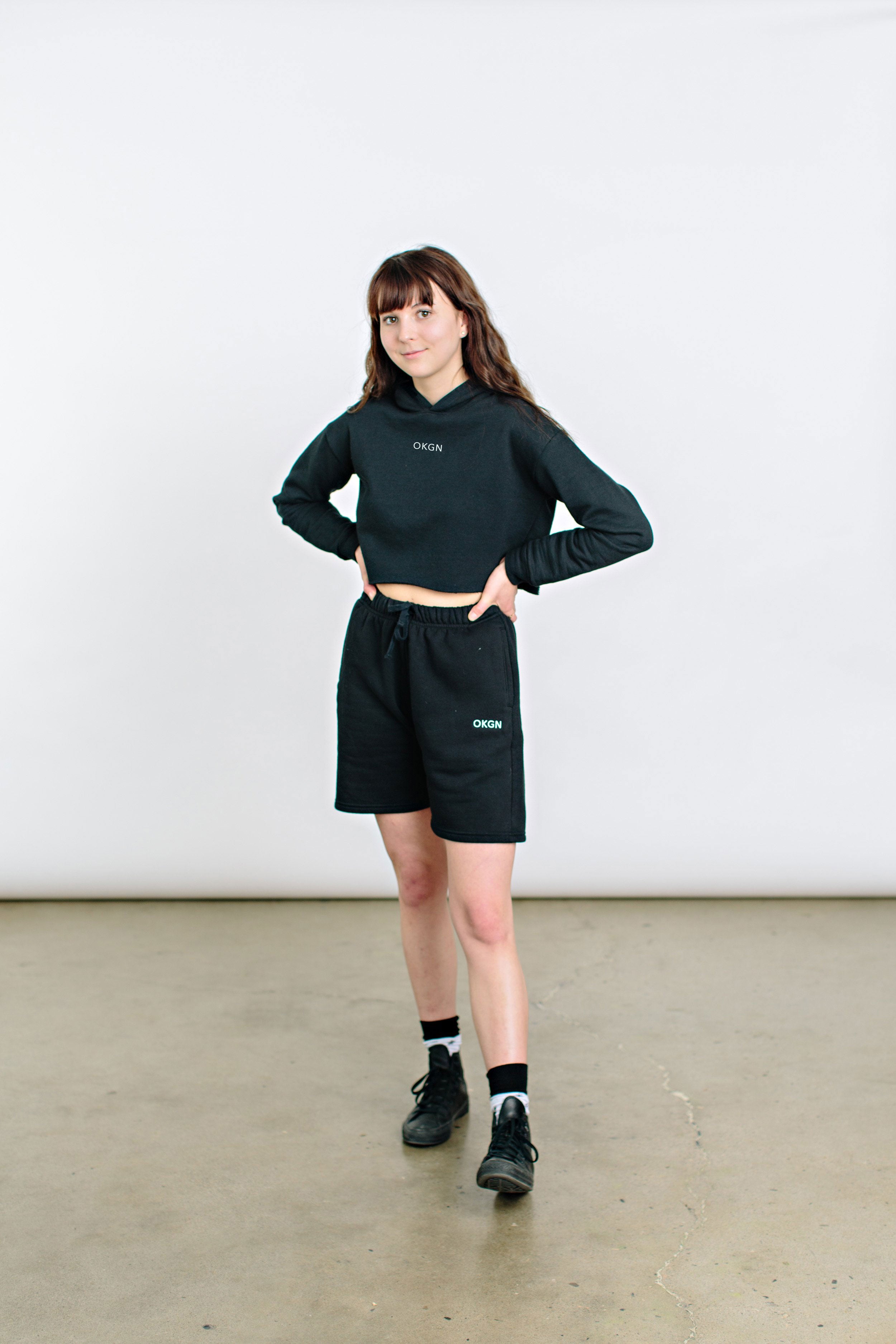 OKGN Cropped Hoodie-1