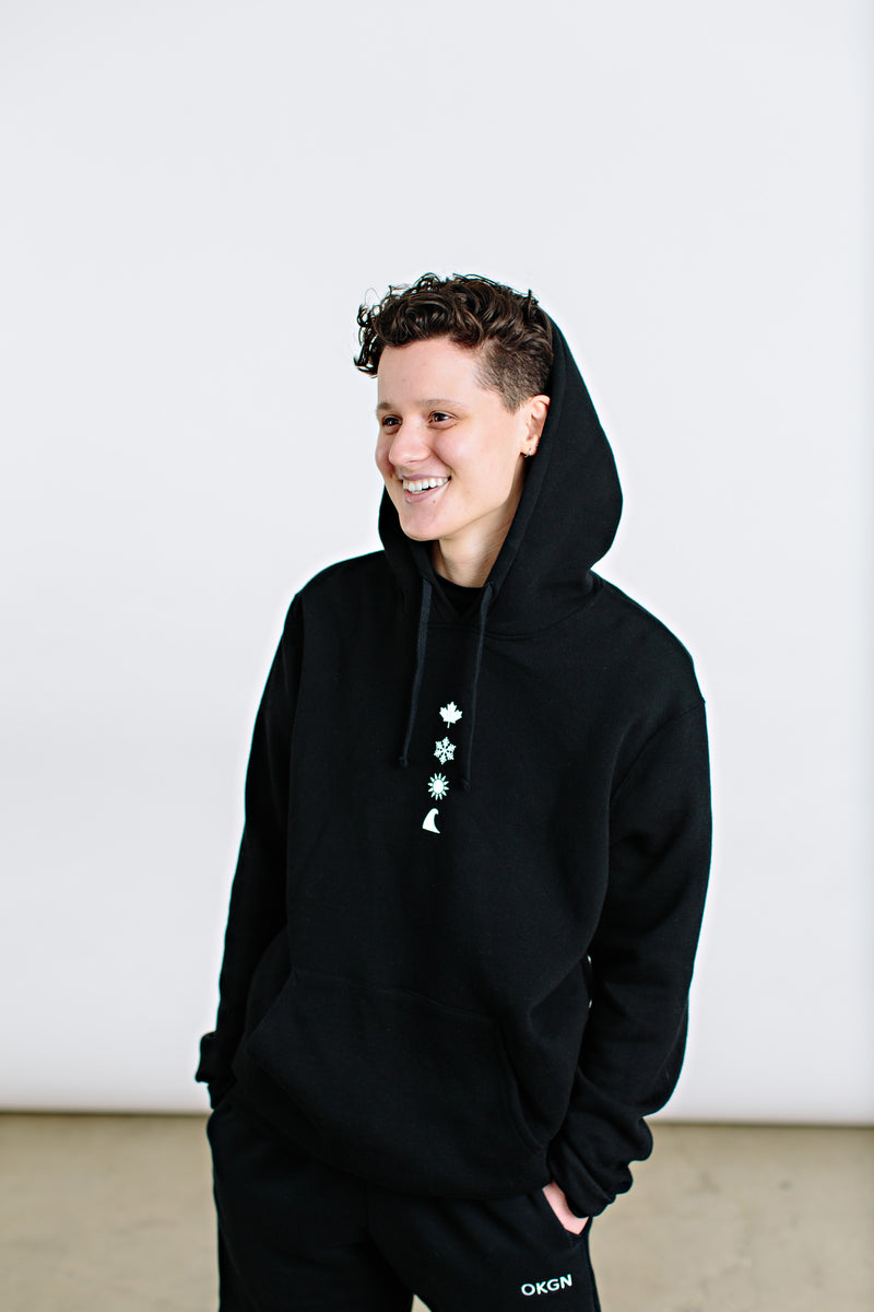 Black Align Hoodie