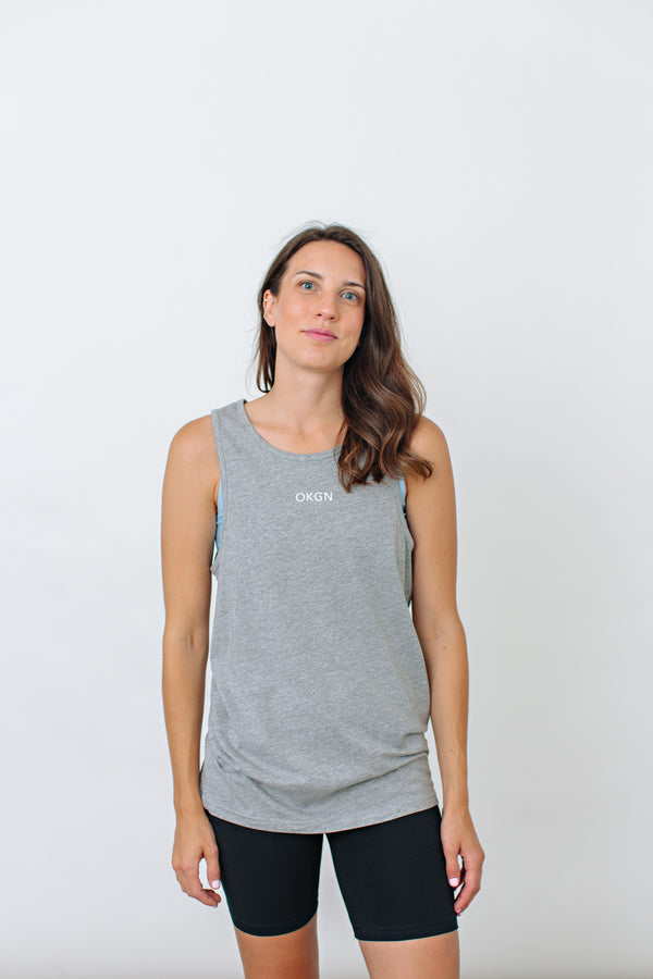 Grey Lowdown Tank