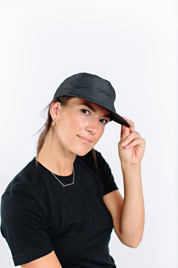 OKGN Black Quick Dry Hat