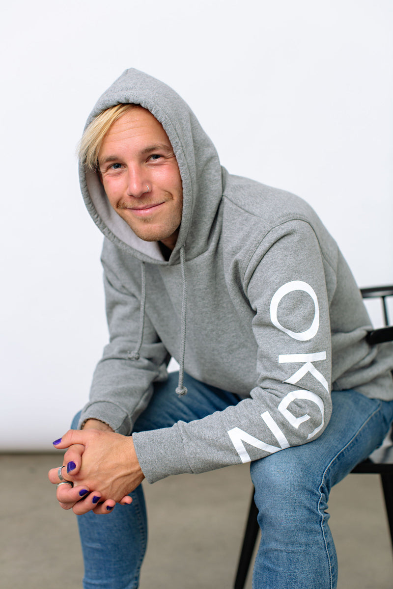 Grey Bonfire Hoodie