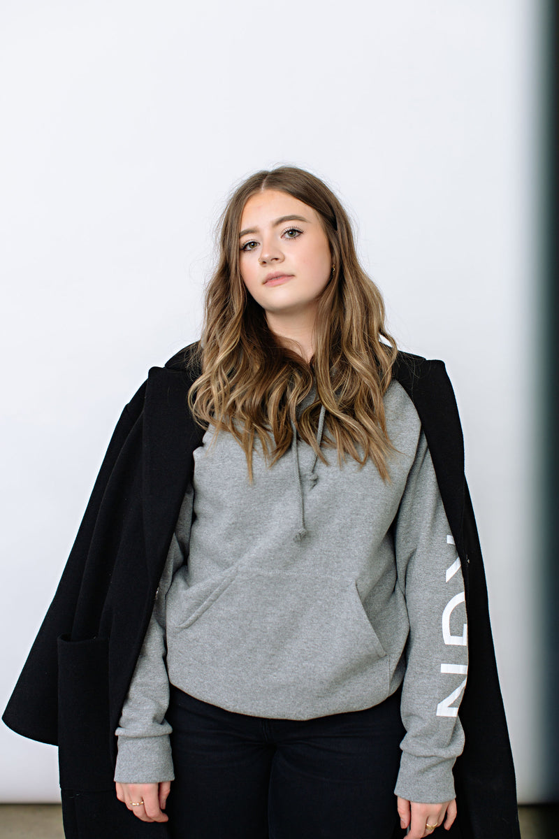 Grey Bonfire Hoodie