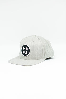 4 Icon Grey Snapback