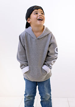 Youth Grey Bonfire Hoodie