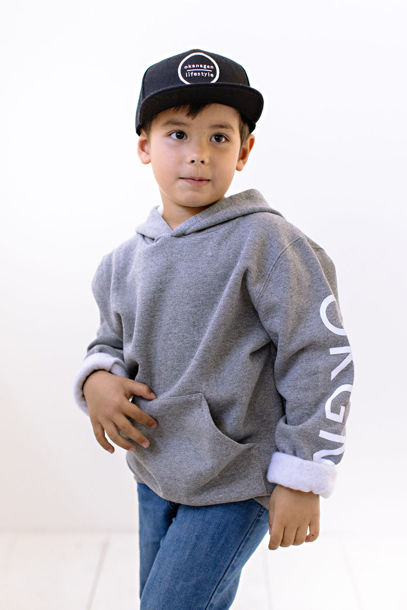 Youth Grey Bonfire Hoodie