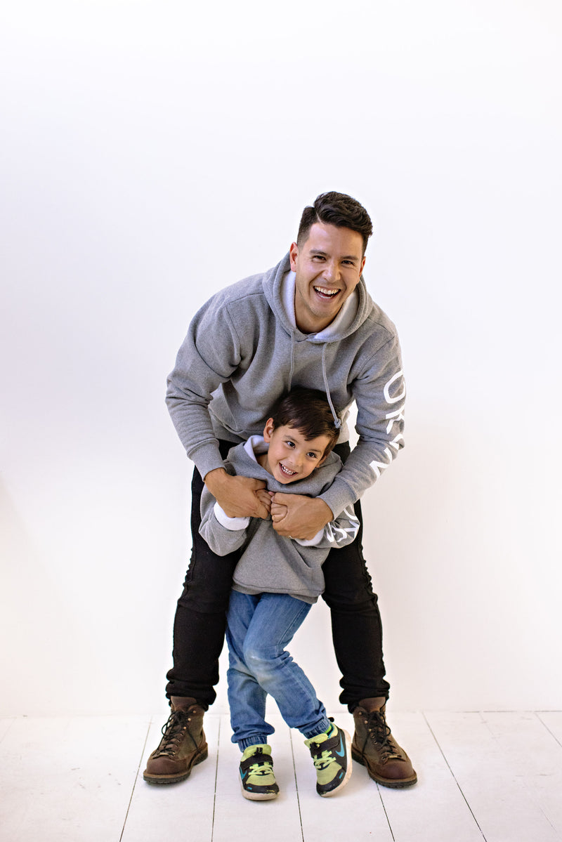 Youth Grey Bonfire Hoodie