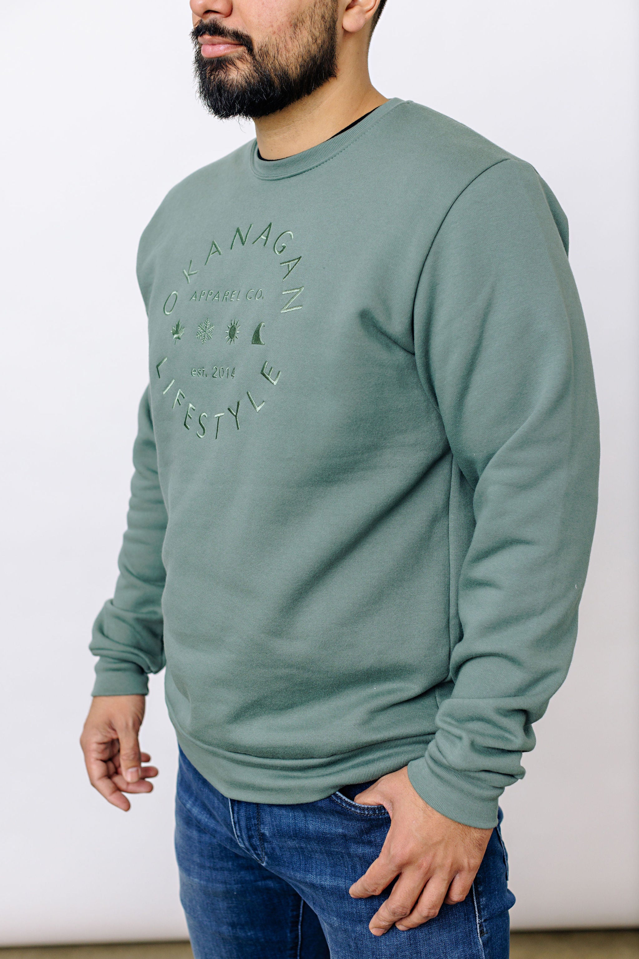 Sage Classic Crewneck-6