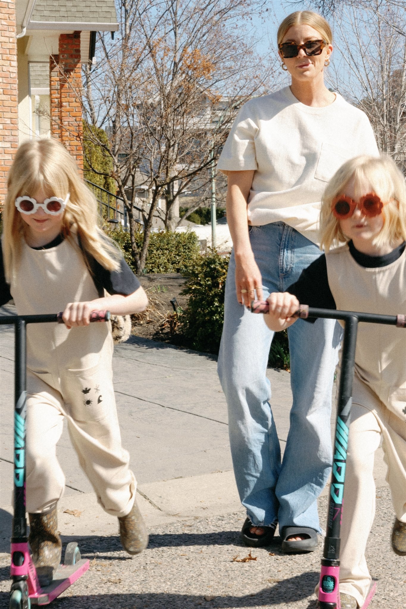 Maville Cream Bamboo Overalls-6