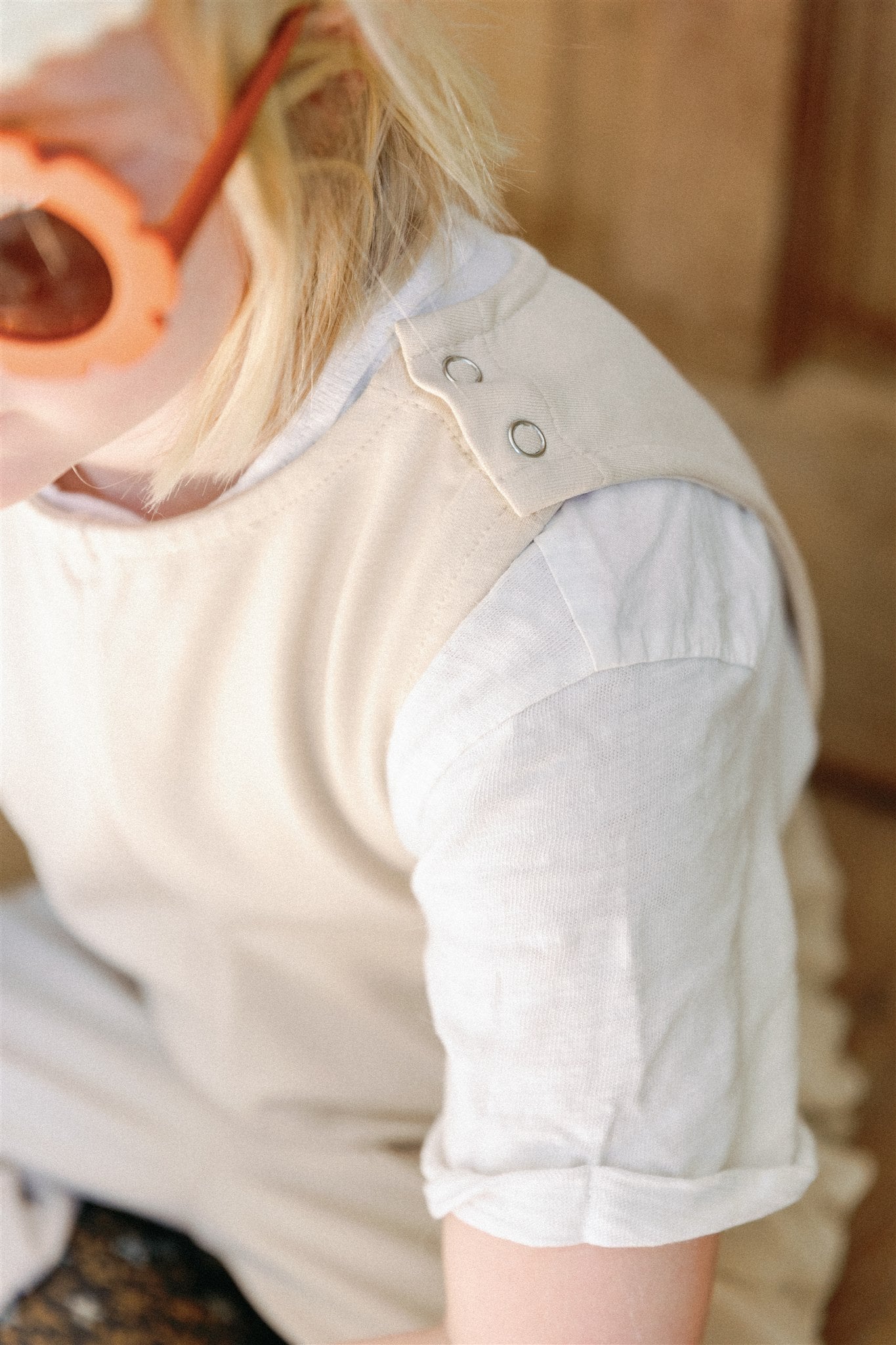 Maville Cream Bamboo Overalls-3