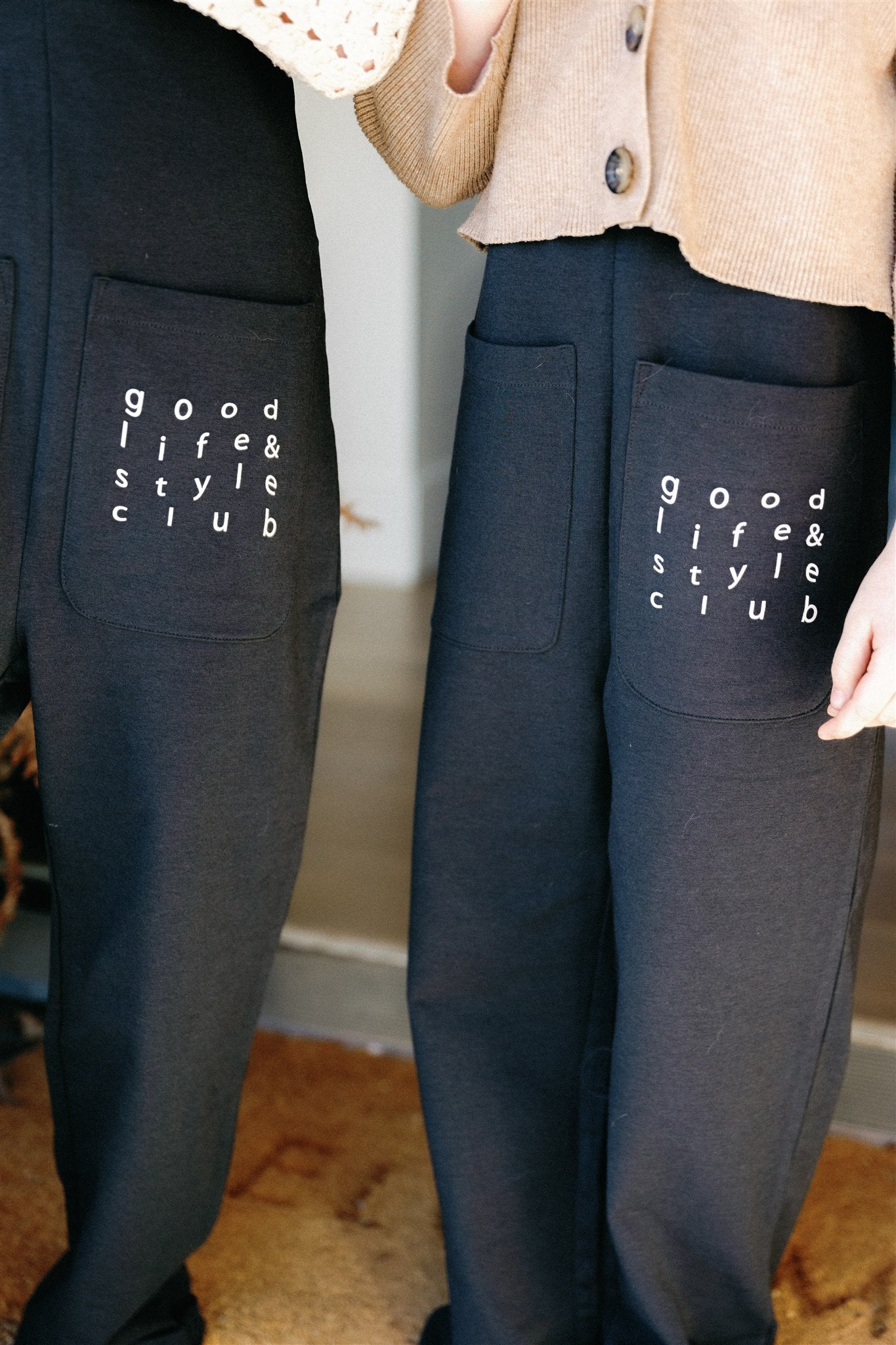 Maville Black Bamboo Overalls-2