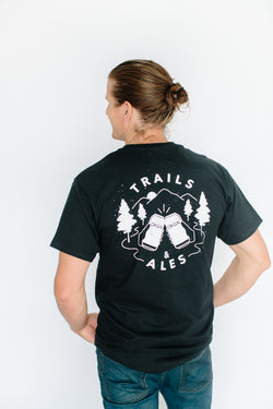 'Trails and Ales' T-Shirt - OKANAGAN LIFESTYLE APPAREL
